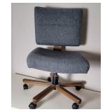 Steel Blue Office Desk Chair