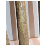 Vintage Wooden Baseball Bats and Catchers Mitt
