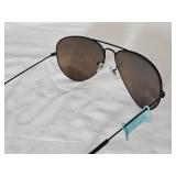 Ray-Ban L2821 Aviator Sunglasses - Black Frame, B-15 Lenses