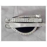 Asia Optical Co. White Rhinestone Sunglasses ? Pair