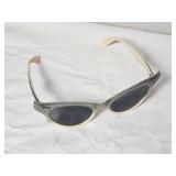 Ray-Ban "Haylen" Glitter Cat-Eye Sunglasses - Silver/Ivory