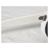 Vintage B&L Ray-Ban USA ?BUENA? White Mod Rectangular Sunglasses