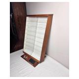 Ray?Ban Bausch & Lomb Countertop Display Case ? Wood/Glass Eyewear Stand