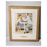 Norman Rockwell ?The Optometrist? Framed Print