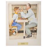 Norman Rockwell ?The Optometrist? Framed Print