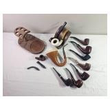 Pair of Vintage Smoking Pipes ? Meerschaum & Calabash