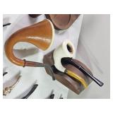Pair of Vintage Smoking Pipes ? Meerschaum & Calabash