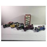 Garnier Liqueurs ?Antique Cars Collection? Ceramic Decanters ? Group of (5) w/ Box