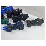 Lot of Vintage Avon Straight Eight & Windjammer Car Aftershave Bottles ? Decorative Glass Auto Collection