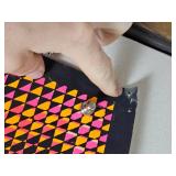 1968 Nancy Parker W23 Energy Psychedelic Blacklight Poster 22X28