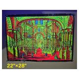 Vintage ?The Palace? Blacklight Poster ? 22?28