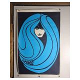 Vintage ?Peace Woman? Psychedelic Blacklight Poster ? 22?35