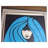 Vintage ?Peace Woman? Psychedelic Blacklight Poster ? 22?35