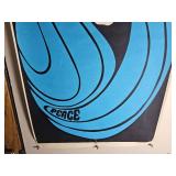 Vintage ?Peace Woman? Psychedelic Blacklight Poster ? 22?35