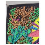 Vintage San Mezcalito Psychedelic Blacklight Poster Cocorico Graphics Los Angeles 28" x 21"