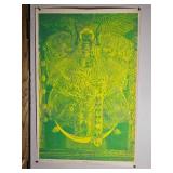Vintage 1970s ?Astarte? Blacklight Poster by A. Sirkia ? 23?35