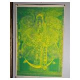 Vintage 1970s ?Astarte? Blacklight Poster by A. Sirkia ? 23?35