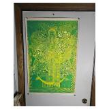 Vintage 1970s ?Astarte? Blacklight Poster by A. Sirkia ? 23?35