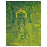 Vintage 1970s ?Astarte? Blacklight Poster by A. Sirkia ? 23?35