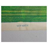 Vintage 1970s ?Astarte? Blacklight Poster by A. Sirkia ? 23?35