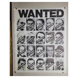 1973 ?WANTED ? Watergate Figures Apprehended? Poster ? 23?29