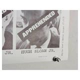 1973 ?WANTED ? Watergate Figures Apprehended? Poster ? 23?29