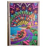 1969 Celestial Arts ?New Horizons? Blacklight Poster ? J. Parker ? 23"?35"