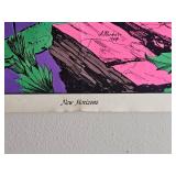 1969 Celestial Arts ?New Horizons? Blacklight Poster ? J. Parker ? 23"?35"