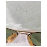 Vintage B&L Ray-Ban USA Gold Aviator Sunglasses ? Green G-15 Lenses
