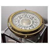 Antique Kelvin Bottomley & Baird Brass Ship Compass