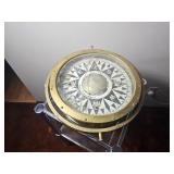 Antique Kelvin Bottomley & Baird Brass Ship Compass