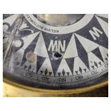 Antique Kelvin Bottomley & Baird Brass Ship Compass