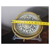 Antique Kelvin Bottomley & Baird Brass Ship Compass