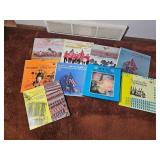 10 Vintage Historical & Folk Music Vinyl Records ? Military Marches, Sousa, Civil War, Appalachian & More