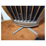 Heywood-Wakefield Swivel Lounge Chair