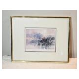 Brent Heighton “Loons in the Mist” – Signed Limited Edition Framed Art Print