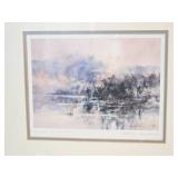 Brent Heighton “Loons in the Mist” – Signed Limited Edition Framed Art Print