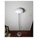 Mid-Century Modern Tulip Base Floor Lamp Frosted Atomic Shade