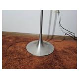 Mid-Century Modern Tulip Base Floor Lamp Frosted Atomic Shade