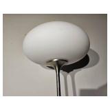 Mid-Century Modern Tulip Base Floor Lamp Frosted Atomic Shade