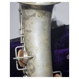 Vintage Buescher "True Tone" Low Pitch Alto Saxophone - Silver Finish - Ser. #230555 - With Case & Accessories