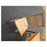 Wood Farmhouse Dining Table Set