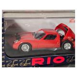 Die Cast Model Cars - 1:43 - RIO - Thomas Flyer Rally (1908) / Lamborghini Miura S (1968) / Bugatti 57 SC Atlantic Ralph Lauren Museum