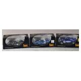 Die Cast Model Cars - 1:43 - Ixo Models - Bentley Speed 8 #7 Le Mans (2001) / Matra 670B #7 Winner Le Mans (1997) / Renault Megane Schlesser #200 Winner Dakar (2000)