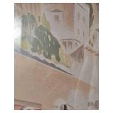 Framed Vintage-Style Racing Poster Ð ÒMonaco 8 Aout 1937Ó