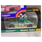 NASCAR Die Cast Model Cars – 1:24 – Racing Champions / Revell / Winner’s Circle – Quaker State #26 Kinser (1995), Schneider #5 Trickle (2000), Great Clips #14 Elder, Home Depot #20 Stewart (19