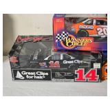 NASCAR Die Cast Model Cars – 1:24 – Racing Champions / Revell / Winner’s Circle – Quaker State #26 Kinser (1995), Schneider #5 Trickle (2000), Great Clips #14 Elder, Home Depot #20 Stewart (19