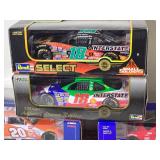 NASCAR Die Cast Model Cars – 1:24 – Racing Champions / Revell / Winner’s Circle – Quaker State #26 Kinser (1995), Schneider #5 Trickle (2000), Great Clips #14 Elder, Home Depot #20 Stewart (19