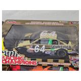 NASCAR Die Cast Model Cars Ð 1:24 Ð Revell / Racing Champions Ð Schneider #64 Trickle (1998, incl. NASCAR Gold), Quality Care #15 Trickle (1995), Coors Light #40 Gordon (1997), Team Sabco #40 Marli