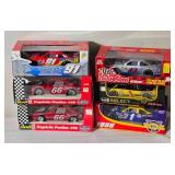 NASCAR Die Cast Model Cars Ð 1:24 Ð Racing Champions / Revell / Action Ð Invica-Shield #91 Trickle (1999), TropArtic #66 Trickle (1991), STP #43 Hamilton (1996), Pennzoil #1 Park (1998), NAPA #1 Pa